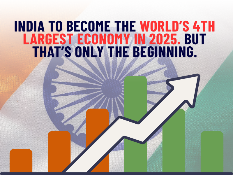 India to Become the World’s 4th Largest Economy in 2025. But That’s Only the Beginning.