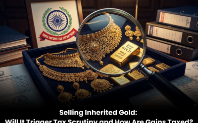 Selling Inherited Gold: Will It Trigger Tax Scrutiny and How Are Gains Taxed?