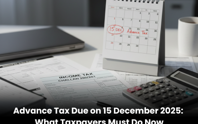 Advance Tax Due on 15 December 2025: What Taxpayers Must Do Now