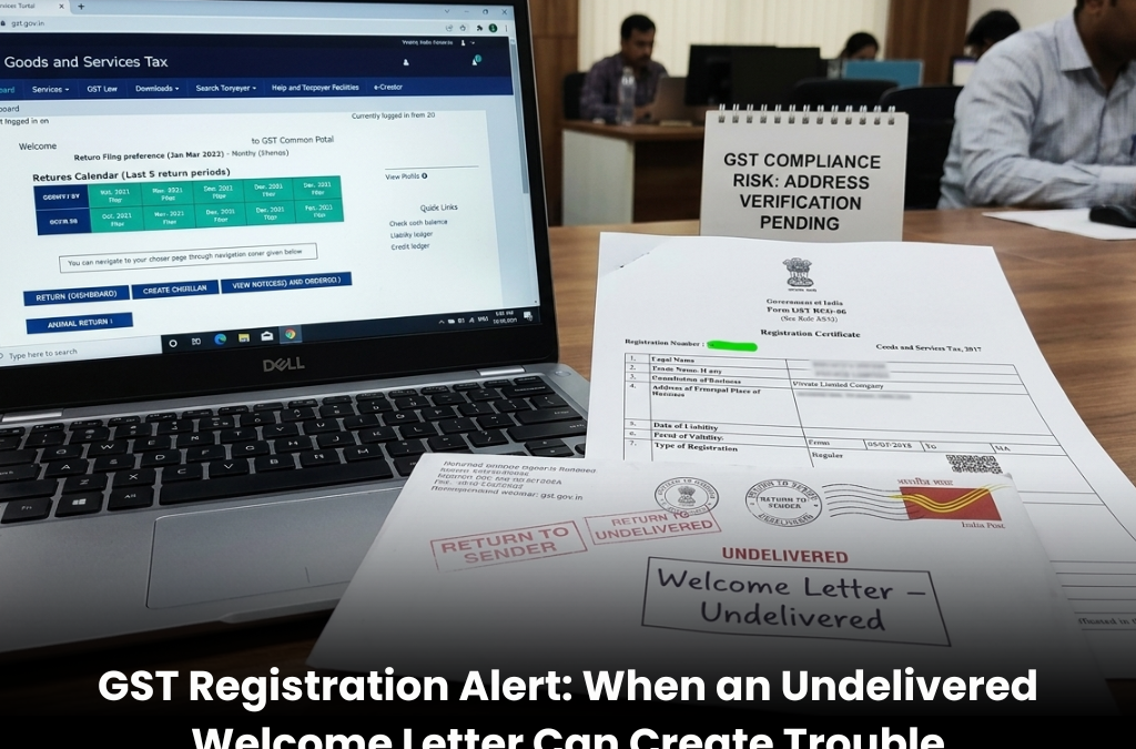 GST Registration Alert: When an Undelivered Welcome Letter Can Create Trouble