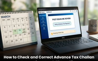 How to Check and Correct Advance Tax Challan Errors After March 15 Deadline