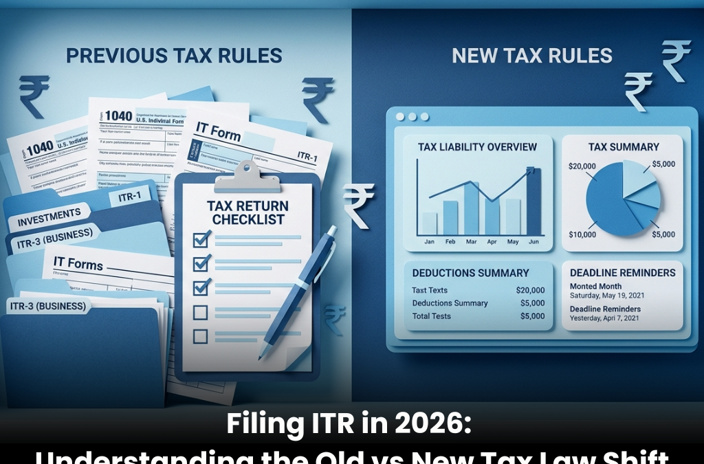 Filing ITR in 2026: Understanding the Old vs New Tax Law Shift
